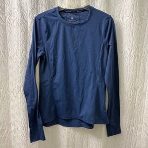 Spyder Active Long Sleeve Athletic Top Performance Shirt Blue Size‎ M